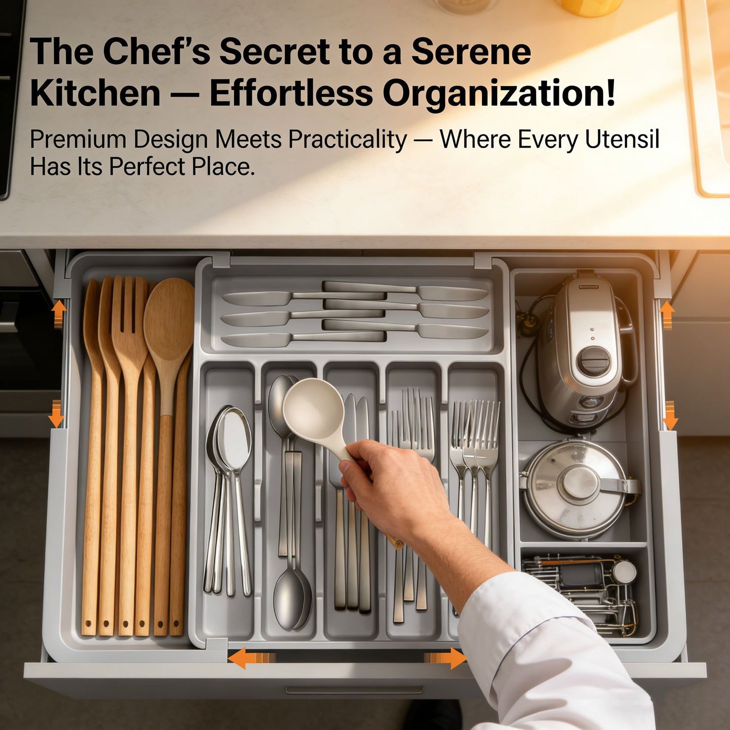 Expandable Utensil Drawer Organizer 🍳✨