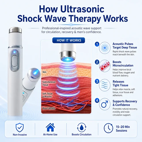 ApexWave Acoustic Shockwave Device – Blood Flow & Recovery Therapy