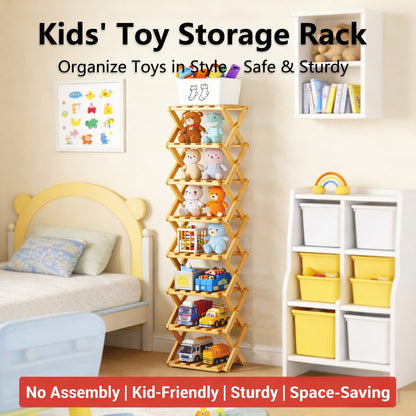 👟The 9-Tier Bamboo Rack: 3-Tier, 6-Tier, and 9-Tier No-Assembly Storage Solution!