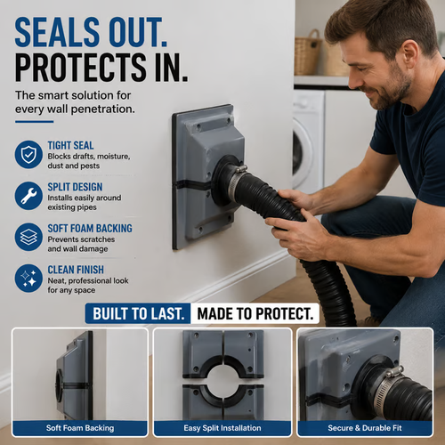 🏠 Wall Penetration Cover Plate Kit