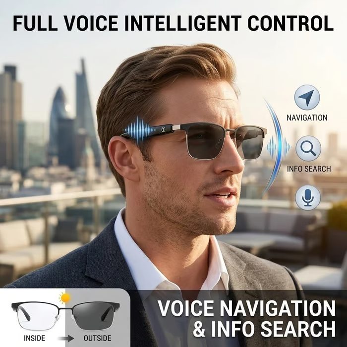 Real-time AI translation, 4K recording, and full-scene voice control — your portable cinema and personal assistant in one.