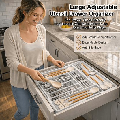 Expandable Utensil Drawer Organizer 🍳✨