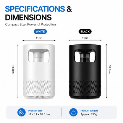 🦟360° UV Mosquito Killer Lamp – No More Bites, No More Smelly Sprays