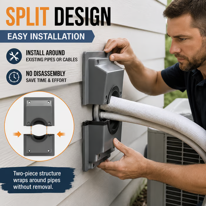 🏠 Wall Penetration Cover Plate Kit