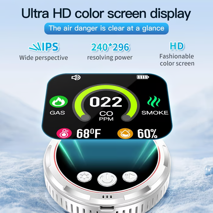 🏠 5-in-1 Smart Air Safety Monitor