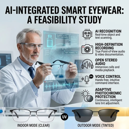 Real-time AI translation, 4K recording, and full-scene voice control — your portable cinema and personal assistant in one.