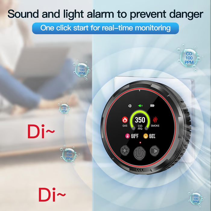 🏠 5-in-1 Smart Air Safety Monitor
