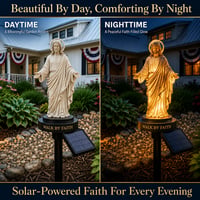✝️ Walk by Faith Solar Jesus Garden Light