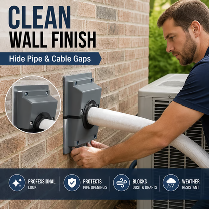 🏠 Wall Penetration Cover Plate Kit
