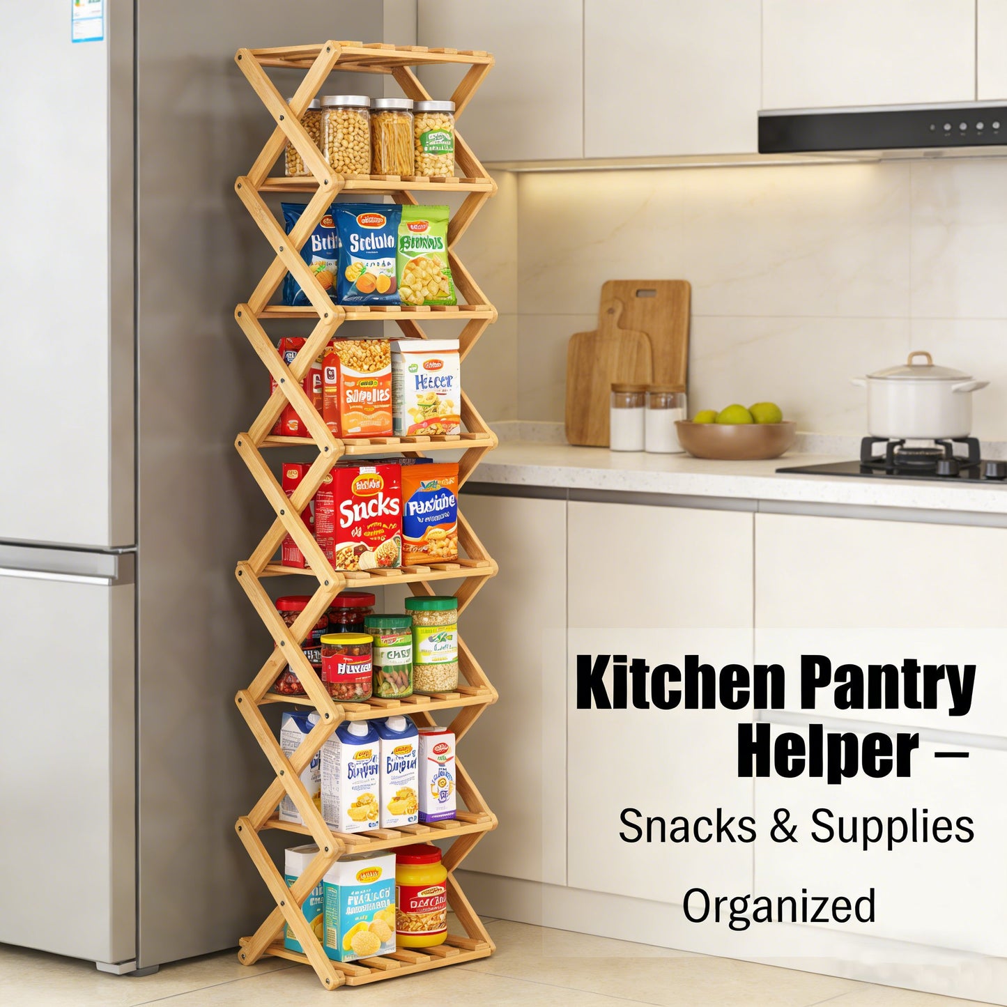 👟The 9-Tier Bamboo Rack: 3-Tier, 6-Tier, and 9-Tier No-Assembly Storage Solution!