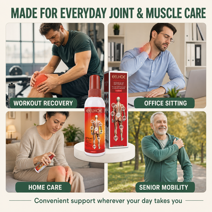 Fast Relief for Muscle and Joint Pain—Just Spray and Go-CU
