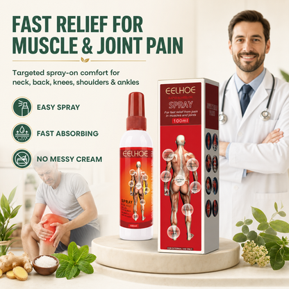 Fast Relief for Muscle and Joint Pain—Just Spray and Go-CU