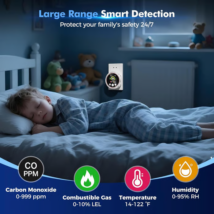 🏠 5-in-1 Smart Air Safety Monitor